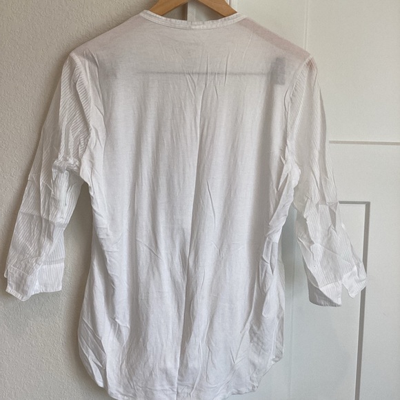 Coldwater Creek Three-Quarter Sleeve Shirt Blouse - Picture 4 of 8